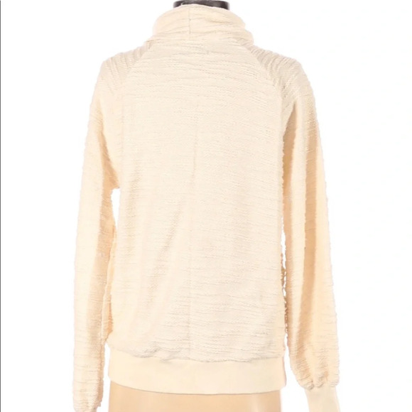 Lucky Brand small cream embroidered cotton sweater - Picture 3 of 9